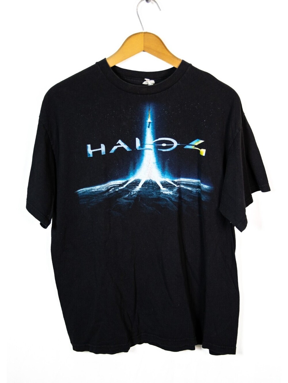 HALO 4 Video Game Promo Microsoft Xbox 360 Promo T-Shirt 2012 - Men's Size Large